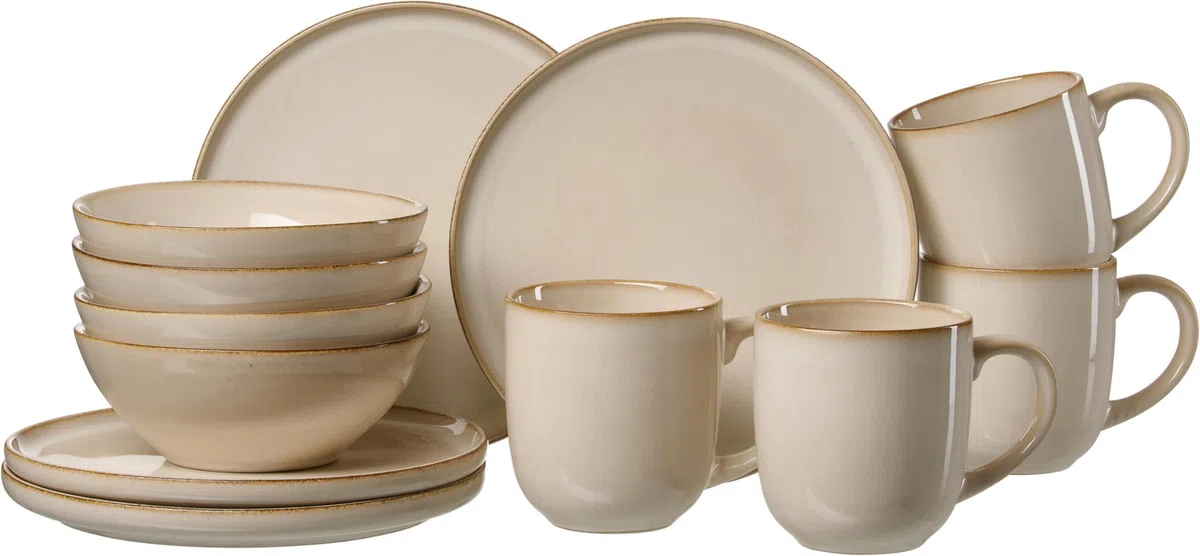 Ritzenhoff & Breker Frühstücksservice Olivia | 12-teilig | beige