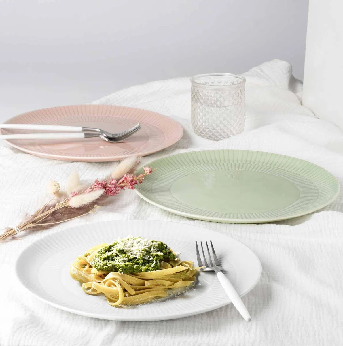 Seltmann Weiden Frühstück-Set 18-teilig Amina Weiß