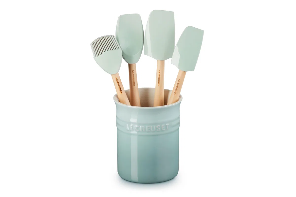 Le Creuset Classic Kochkellen-Set 5tlg. Craft (1.1 L), Sea Salt