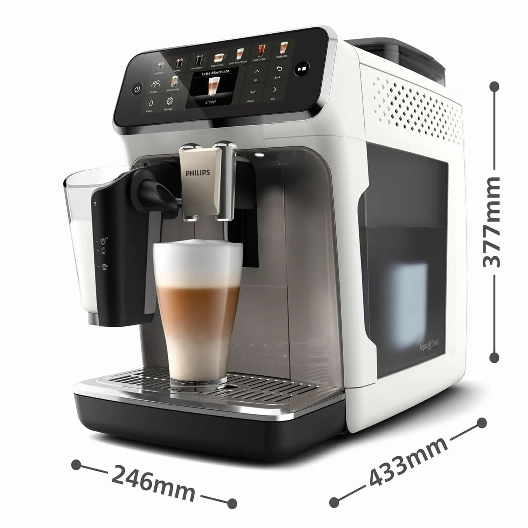 PHILIPS EP5545/70 automatic espresso machine 1.8L 15 bar White