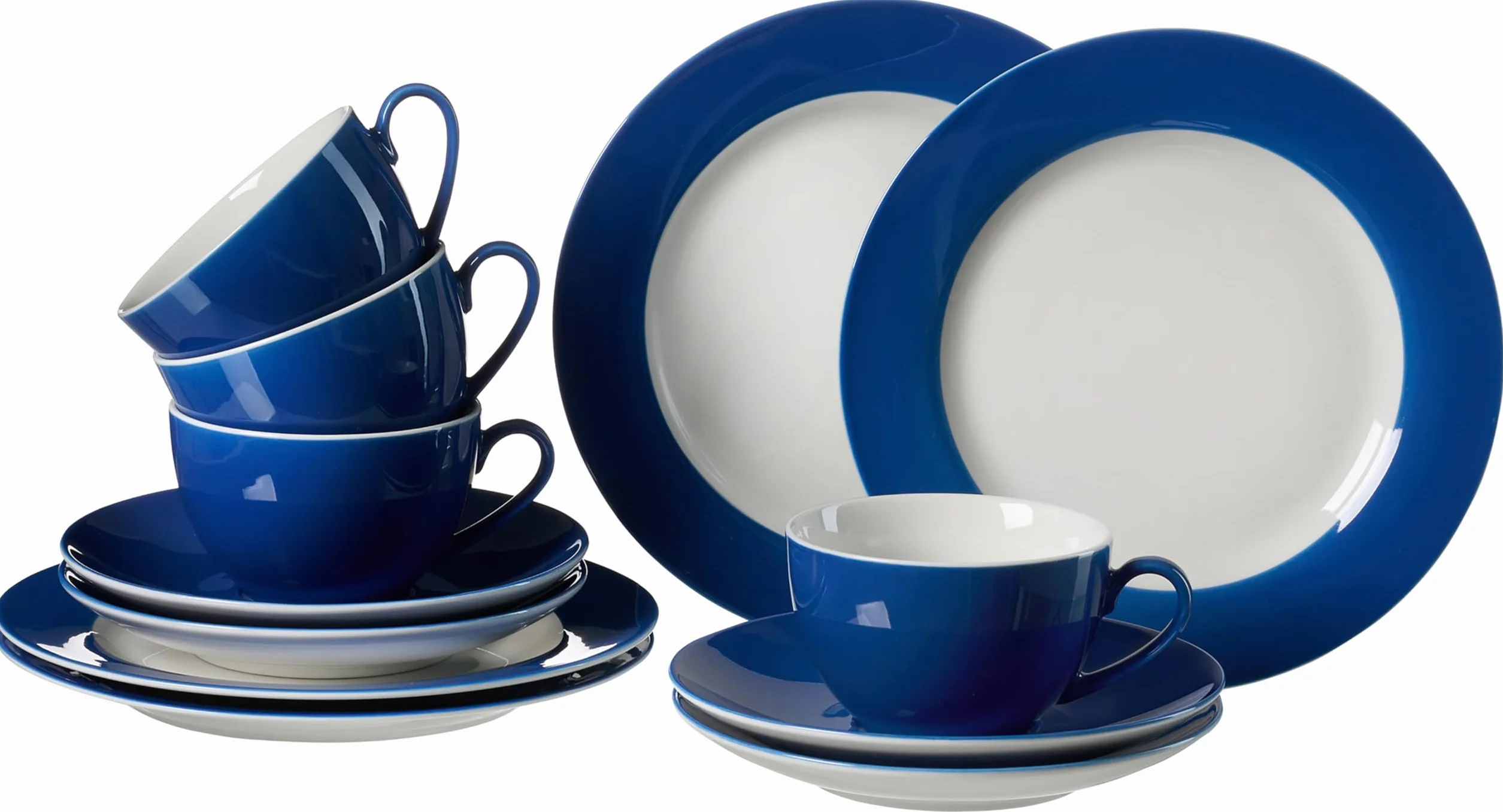Kaffeeservice Doppio, 12-teilig, Blau