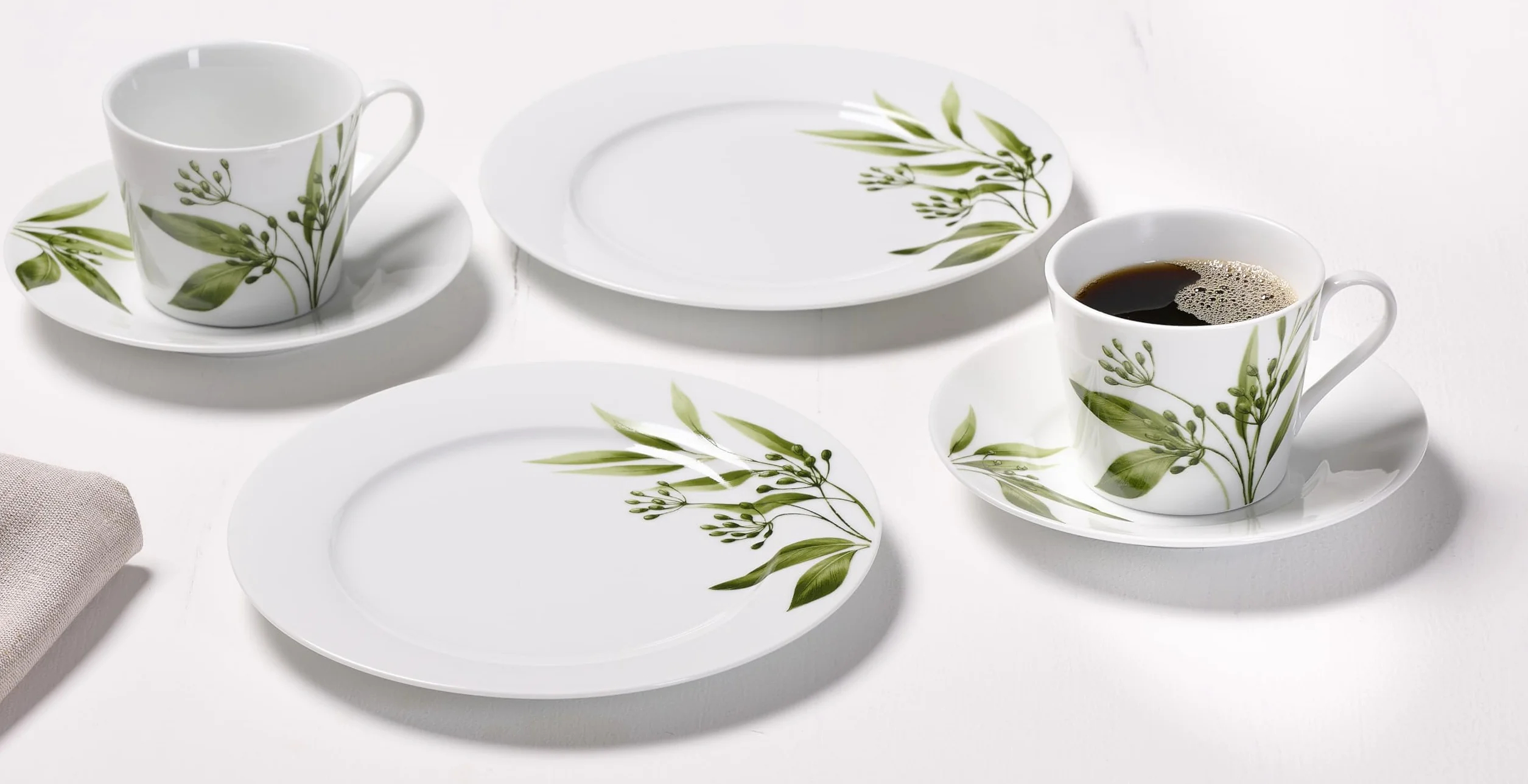 Ritzenhoff & Breker Kaffeeservice Evora, 18-teilig, Porzellan