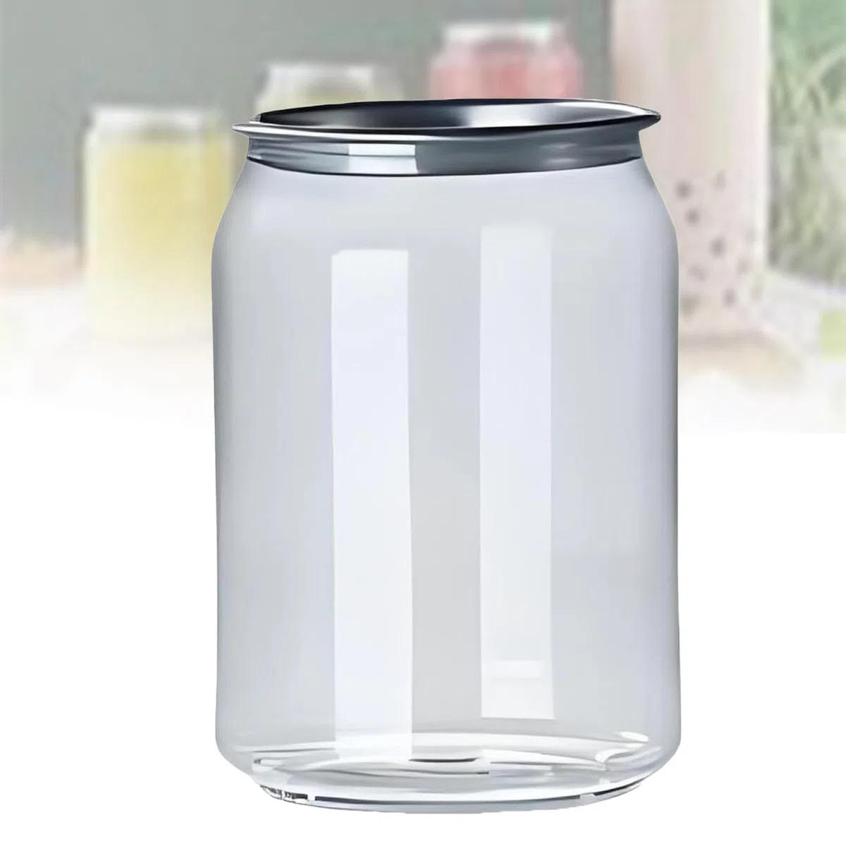 200er-Packung auslaufsichere Einweg-Dosenverschlussbecher aus Kunststoff mit Aluminiumdeckeln, PET-Getränkeflaschen für Boba und Smoothies, kompatibel mit Dosenverschlussmaschinen 330ml