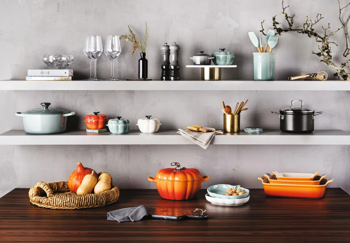 Le Creuset Classic Kochkellen-Set 5tlg. Craft (1.1 L), Sea Salt