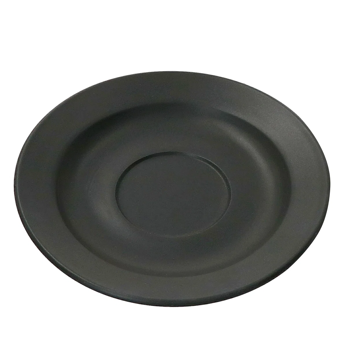 MamboCat 18-teiliges Kaffee-Service Lampart Nero I modernes Steingut-Geschirr-Set für 6 Personen - im modernen Ethno-Stil I Tassen Unterteller Kuchenteller I Kaffeeservice 6 Personen Schwarz matt