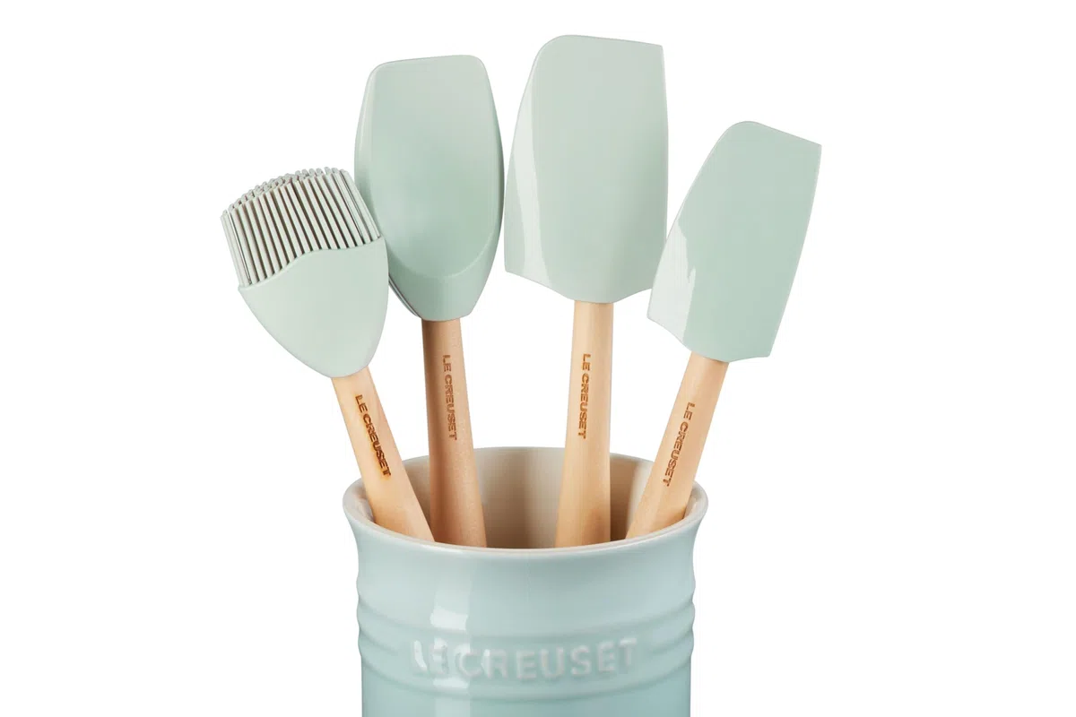 Le Creuset Classic Kochkellen-Set 5tlg. Craft (1.1 L), Sea Salt