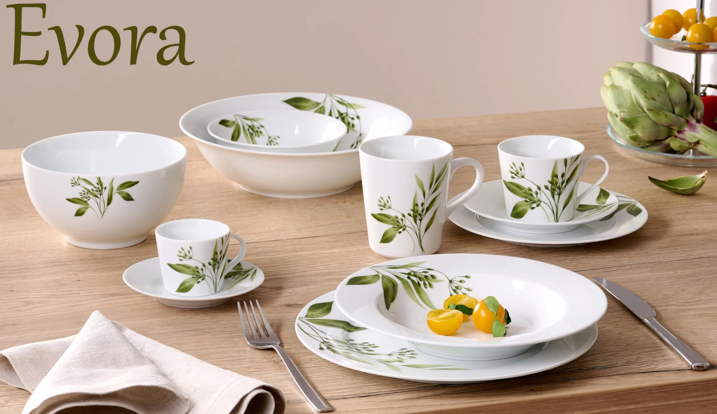 Ritzenhoff & Breker Kaffeeservice Evora, 18-teilig, Porzellan